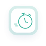 Un simple chronomètre dans les nuances de vert
