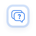 Un point d'interrogation dans une bulle de discours