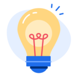 Une illustration d'une ampoule.