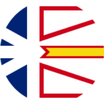 Un drapeau partiel de Terre-Neuve-et-Labrador